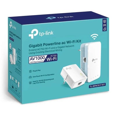 POWERLINE TP-LINK TL-PA7517KIT ETHERNET AV1000 2UDS