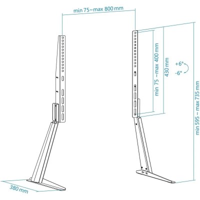 SOPORTE TOOQ SOBREMESA PARA TV/MONITOR 32-70