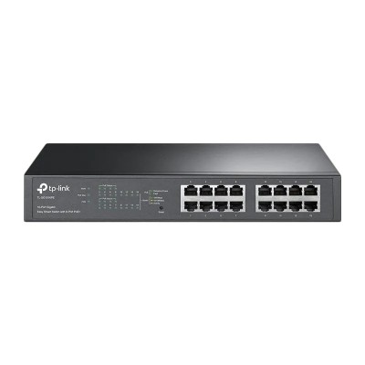 SWITCH TP-LINK 16 PUERTOS GIGABIT TL-SG1016PE 8 POE RACK EASYSMART