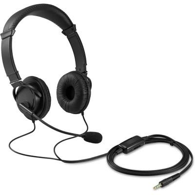 AURICULARES + MICROFONO KENSINGTON K33597WW HI-FI JACK 3.5MM BLACK