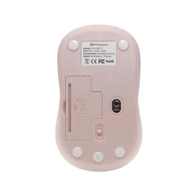 RATON PHOENIX 2.4 GHz 1600DPI WIRELESS PINK