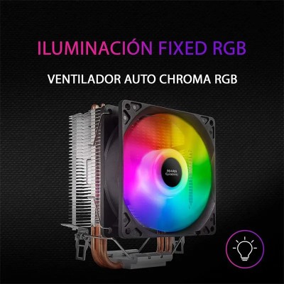 VENTILADOR DISIPADOR MARS GAMING MCPUARGB CPU 90MM ARGB INTEL/AMD BLACK