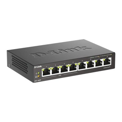 SWITCH D-LINK GIGABIT 8 PUERTOS DGS-1008P/E (4XPOE)