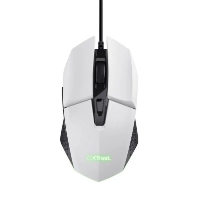 RATON TRUST GAMING GXT 109W FELOX RGB USB 6400DPI 6 BOTONES WHITE