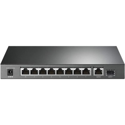 SWITCH TP-LINK GIGABIT 8 PUERTOS POE + 1 SFP TL-SG1210P