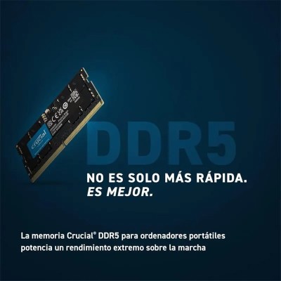 MEMORIA SODIMM 32GB CRUCIAL DDR5 4800MHZ