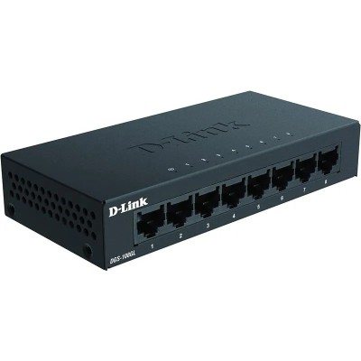 SWITCH D-LINK GIGABIT 8 PUERTOS DGS-108GL METALICO