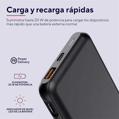 POWERBANK TRUST REDOH 10000MAH USB-A + X2 USB-C BLACK