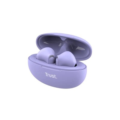 AURICULARES TRUST YAVI EARPHONES ENC BLUETOOTH WIRELESS PURPLE