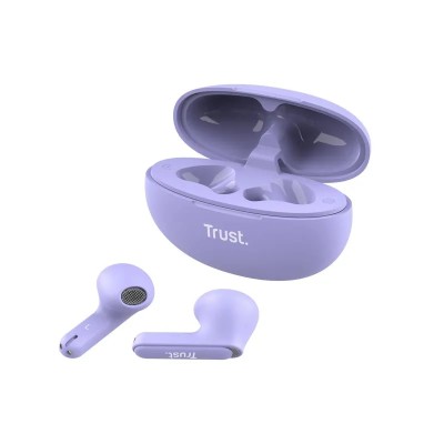 AURICULARES TRUST YAVI EARPHONES ENC BLUETOOTH WIRELESS PURPLE