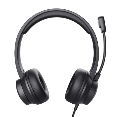 AURICULARES + MICROFONO TRUST AYDA HEADSET PC USB BLACK