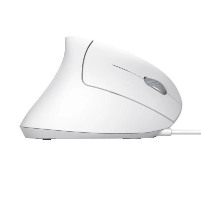 RATON TRUST VERTO USB ERGONOMIC WHITE