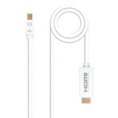 CABLE MINI DP A HDMI  MINI DP/M-HDMI/M NANOCABLE 2M WHITE