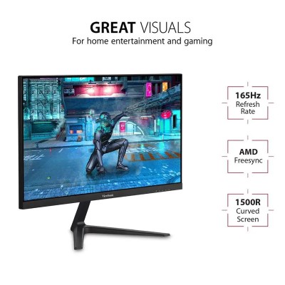 MONITOR VIEWSONIC 27 CURVO LED QHD HDMI DP 165Hz