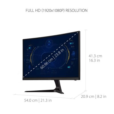 MONITOR VIEWSONIC 27 CURVO LED QHD HDMI DP 165Hz