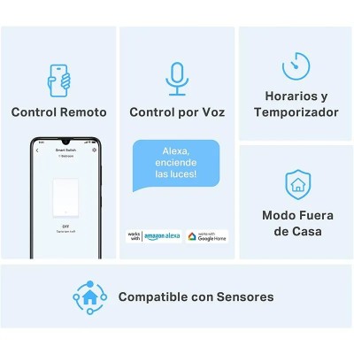 INTERRUPTOR LUZ TP-LINK TAPO S220 WIFI