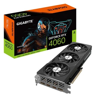 TARJETA DE VIDEO NVIDIA GIGABYTE RTX4060 GAMING OC 8GB GDRR6 PCIE