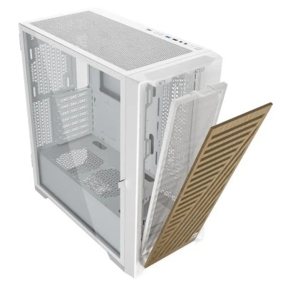 CAJA ORDENADOR GAMING PHOENIX ARTISAN NOBLE WHITE FRONTAL MADERA ATX