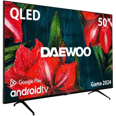 TELEVISOR QLED DAEWOO 50 4K UHD USB SMART TV ANDROID WIFI BLUETOOTH DOLBY