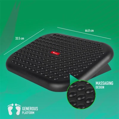 REPOSAPIES ERGONOMICO NGS FOOTNEST BLACK