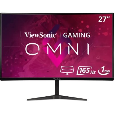 MONITOR GAMING VIEWSONIC 27 165HZ CURVO MULTIM ERGONOMICO HDMI DP 3YR GAR