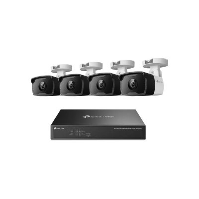 PACK CAMARA TP-LINK VIGI 4X BULLET 3MP POE + GRABADOR IP 8 CH POE