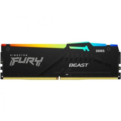 MEMORIA RAM KINGSTON 8GB DDR5 4800MHZ RGB BLACK