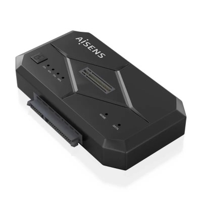 DOCK STATION CLONE AISENS 3.5/2.5 SATA M2 NVME USB 3.0 BLACK