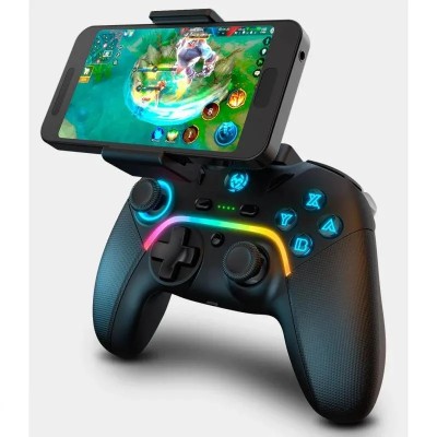 MANDO GAMING KROM KAYROS RGB BLUETOOTH MULTI + SOPORTE SMARTPHONE