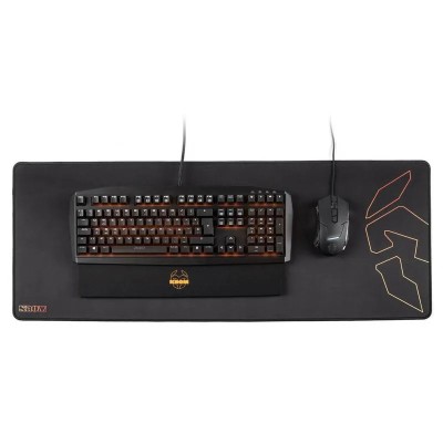 ALFOMBRILLA GAMING KROM KNOUT XL 900X350MM BLACK