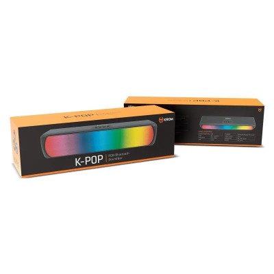 ALTAVOCES KROM K-POP SOUNDBAR RGB BLUETOOTH BLACK