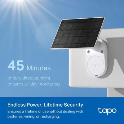 KIT TC82 TP-LINK CAMARA IP EXTERIOR + PANEL SOLAR POWERED