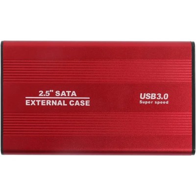 CAJA EXTERNA ONEWAY HDD 2.5 SATA USB 3.0 RED