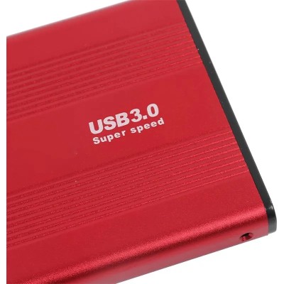 CAJA EXTERNA ONEWAY HDD 2.5 SATA USB 3.0 RED