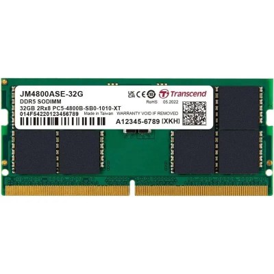 MEMORIA SODIMM 32GB TRANSCEND DDR5 4800MHZ