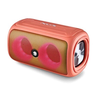 ALTAVOCES NGS ROLLER BEAST RGB PORTATIL WATERPROOF IPX5/BT/USB/AUX/FM CORAL