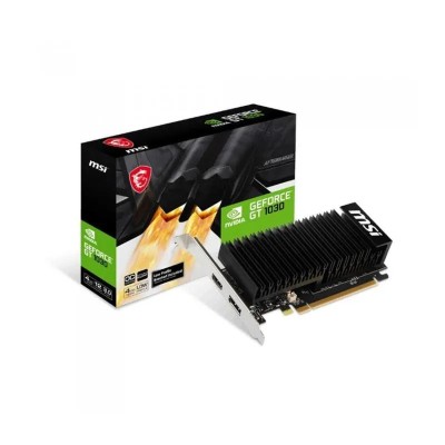 TARJETA DE VIDEO MSI GT1030 OC 4GB GDDR4 LOW PROFILE PCIE 3,0