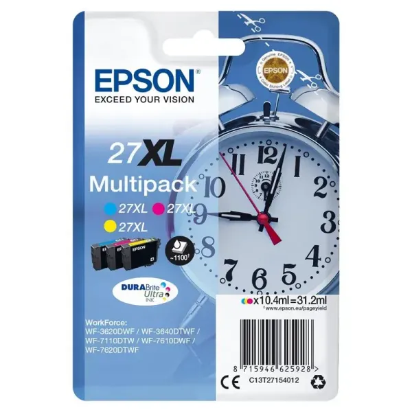 TINTA EPSON C13T27154012 MULTIPACK 3 COLORES 27XL