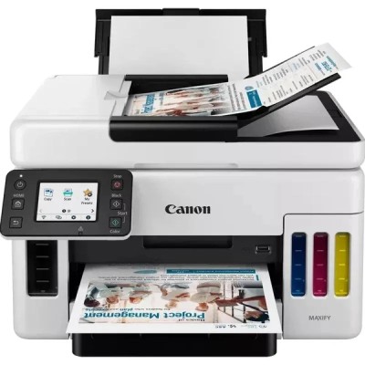 IMPRESORA CANON MAXIFY GX6050 MEGATANK MFP COLOR RJ/45WIFI WHITE