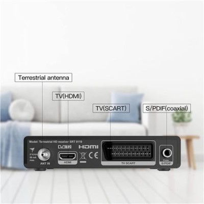 RECEPTOR TDT HD REPRODUCTOR - GRABADOR DVB-T2 STRONG