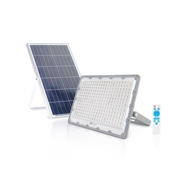 REACONDICIONADO FOCO LED SOLAR 200W 3600LM + CONTROL REMOTO ELBAT