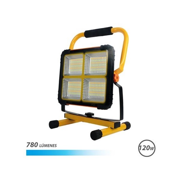 REACONDICIONADO FOCO SOLAR LED 120W 780LM PLEGABLE ELBAT