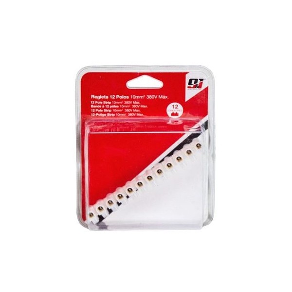 REGLETA 12 POLOS 4MM BLANCO