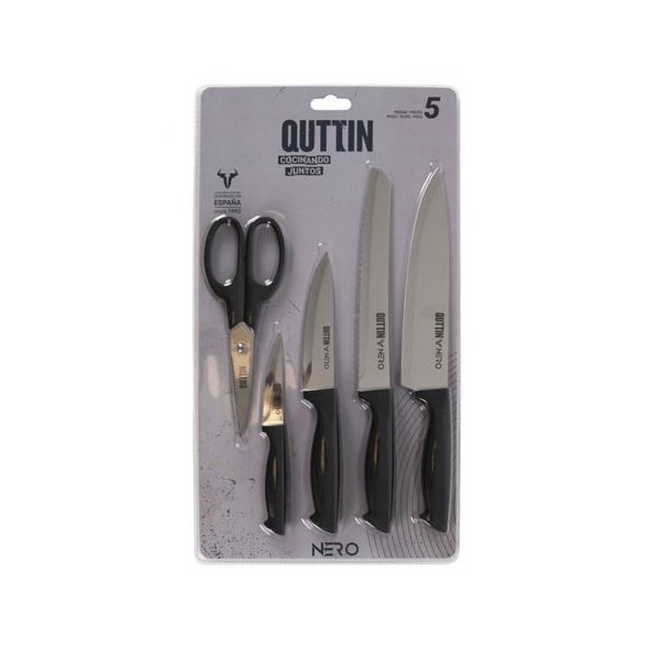 SET CUCHILLOS 5 PIEZAS QUTTIN