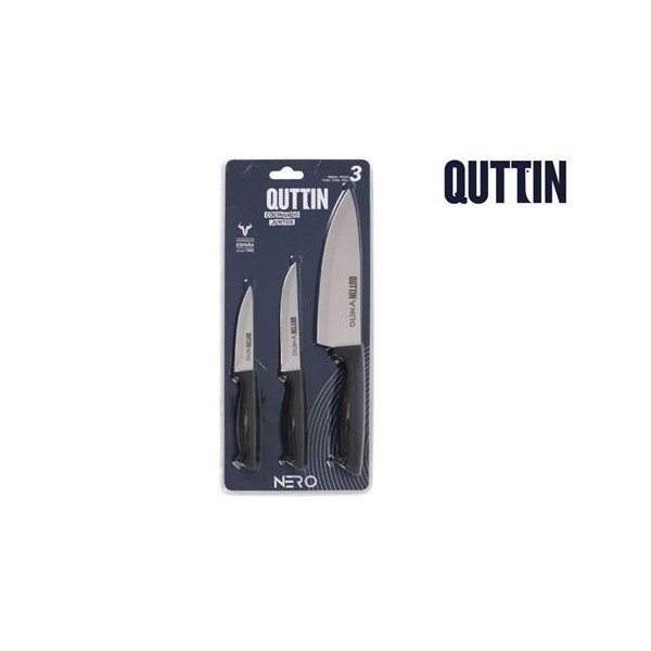 SET CUCHILLOS 3 PIEZAS QUTTIN