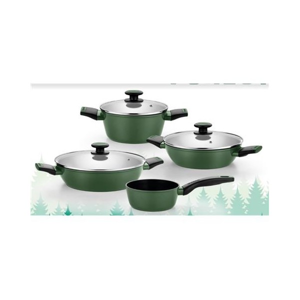 BATERIA DE COCINA 4 PIEZAS FOREST MONIX