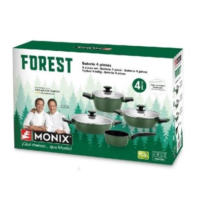 BATERIA DE COCINA 4 PIEZAS FOREST MONIX