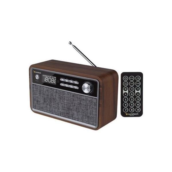 RADIO VINTAGE MADERA RPBT500WD SUNTECH