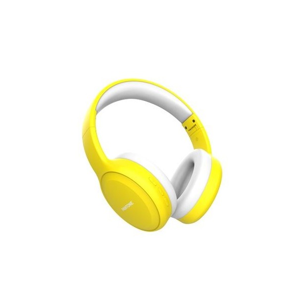 AURICULARES DIADEMA BLUETOOTH WH008 AMARILLO PANTONE