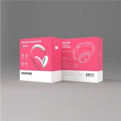 AURICULARES DIADEMA BLUETOOTH WH008 ROSA PANTONE